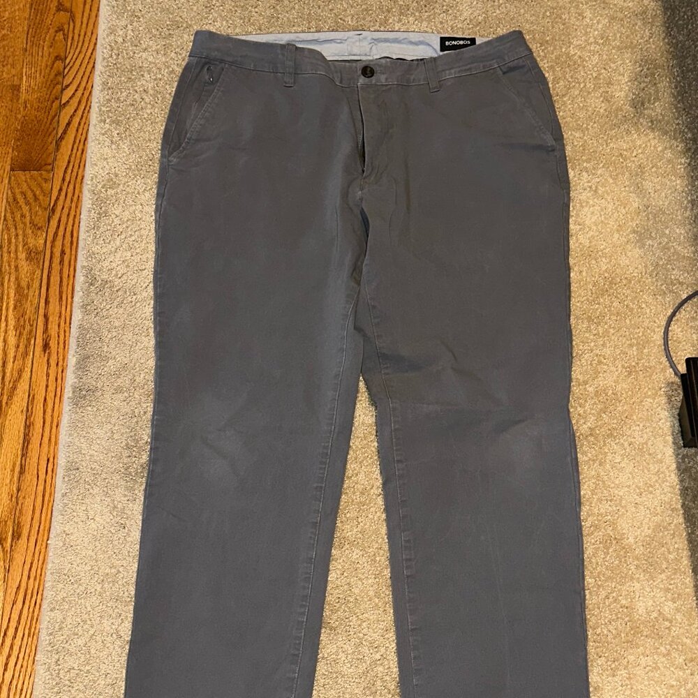 Bonobos Stretch Washed Chino – Men’s 36x30 – Athletic Fit – Graphites